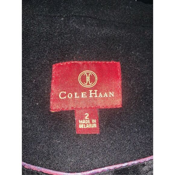 Cole Haan Wool Blend Pea Coat - Picture 6 of 7